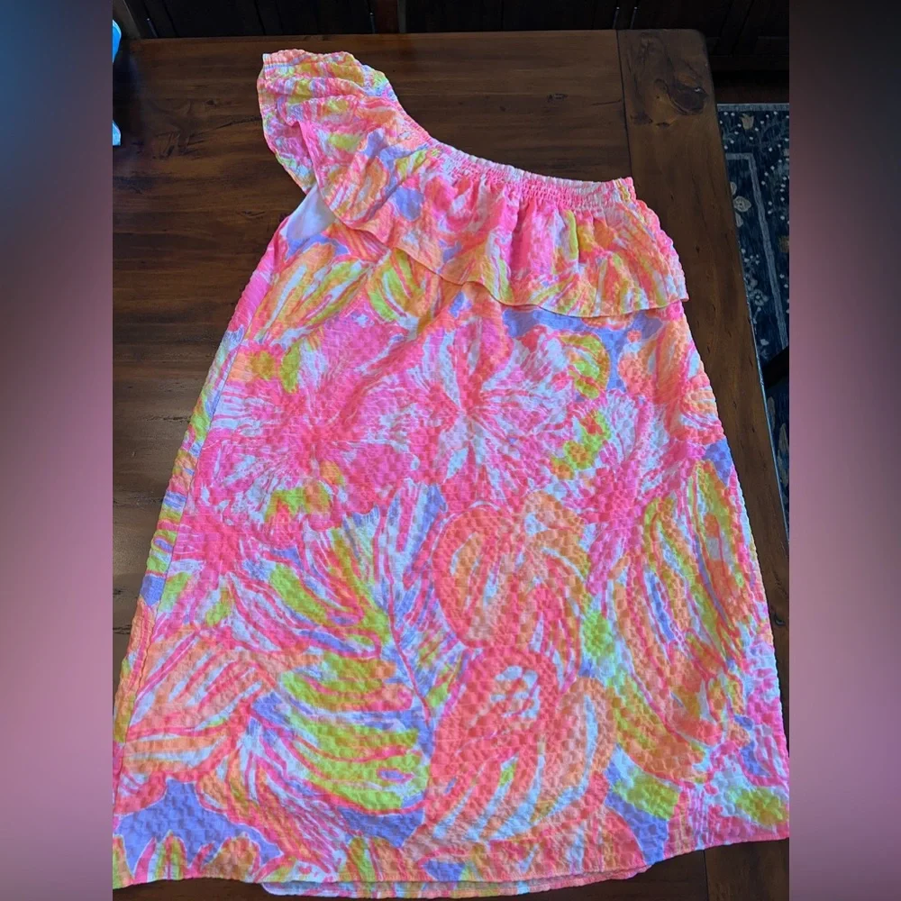 Lilly Pulitzer Emmeline One Shoulder Dress - Picture 3 of 9